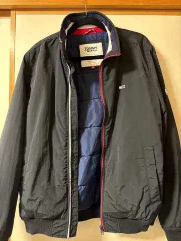 TOMMY JEANS 블랙 나일론 자켓 M