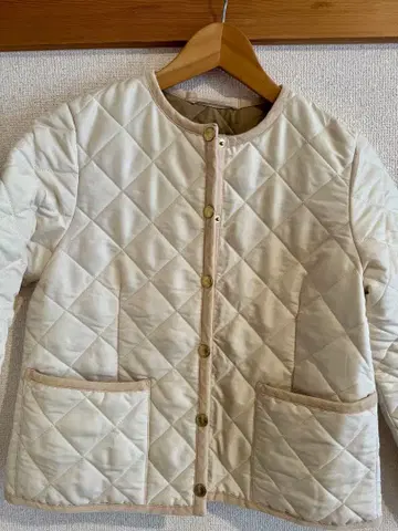 트래디셔널 웨더웨어 아클리 노카라 퀼팅 자켓