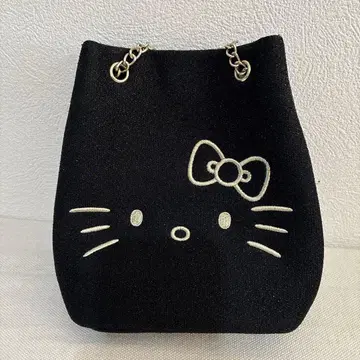 헬로키티 블랙 숄더백