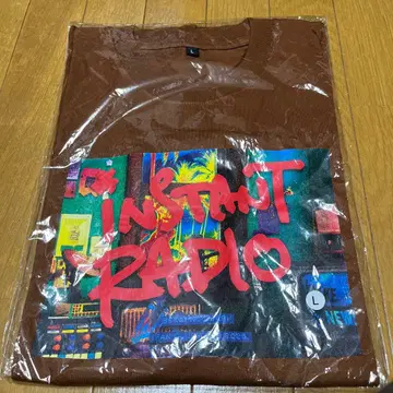 INSTANT RADIO T셔츠 L사이즈 브라운