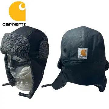 새상품급 칼하트 carhartt 플라이트 캡 블랙 L/XL 사이즈