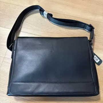 TIDING 블랙 가죽 숄더백