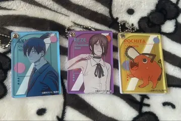 체인소 맨 거울 키링