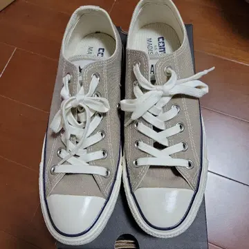 이에나 x 매디슨 블루 CONVERSE ALL STAR 베이지 스니커즈