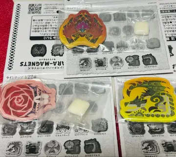 몬헌 와일즈 캐릭터 마그네츠 아자라칸 라바라리나 리오레이아