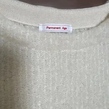 Permanent Age 아이보리 니트 베스트