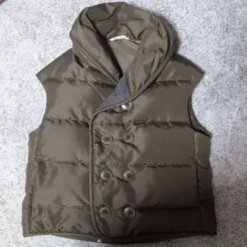 새상품급 umii908 우미 45R 45rpm 나일론 다운 베스트 카키