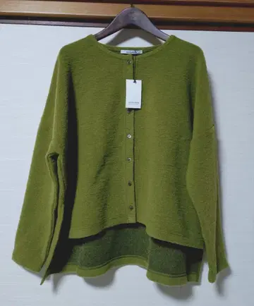 nachukara 슬라이버 니트 전후차 가디건