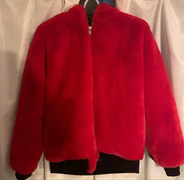 DANKE SCHON 후드 부착 빨간색 다운 자켓