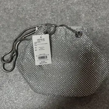 LEPSIM 스톤 메쉬 미니 숄더 실버 15