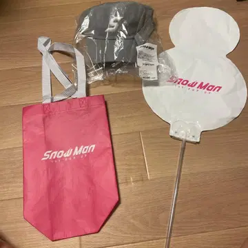Snow Man 캡 토트백 풍선 포함