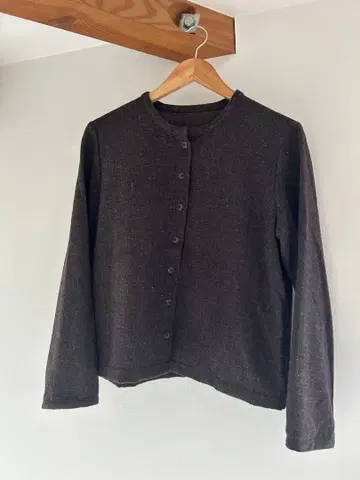 SARAH WEAR 울 혼방 셔츠 가디건