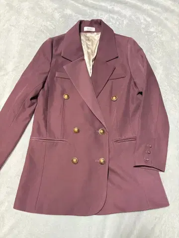 다리치 빅 디자인 자켓 더블 버튼