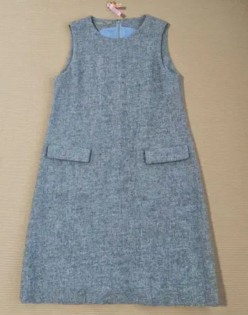 45R 쉘랜드 트위드 원피스 그레이 size2