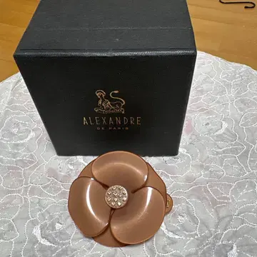 ALEXANDRE DE PARIS 꽃 모티브 헤어 액세서리