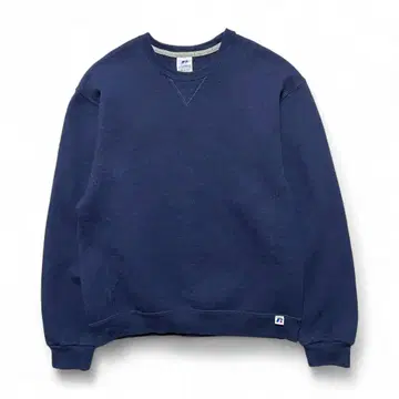 USA 구제 의류 러셀 크루넥 앞V 무지 블랭크 맨투맨 트레이닝복