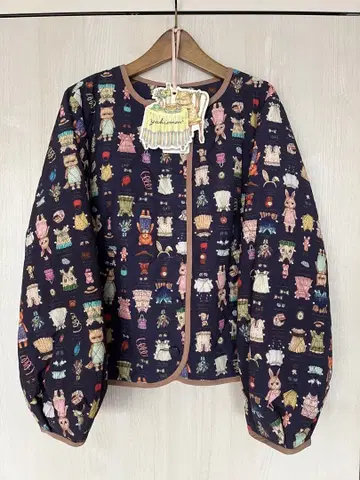 yukiemon 텍스타일 블루종 새상품 M