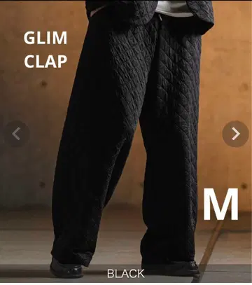 GLIMCLAP Quilted cut sew 퀼팅 팬츠 M
