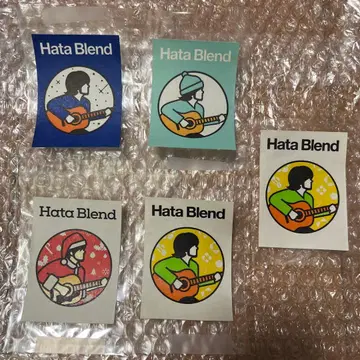 하타 모토히로 스티커 하타 블렌드 4종류 5매