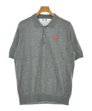 플레이 꼼데가르송 니트 스웨터 남성용