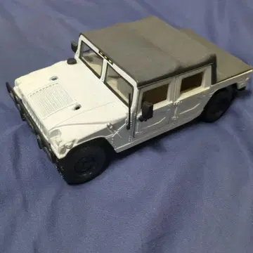 Hummer 미니카 화이트 SUV 소프트탑