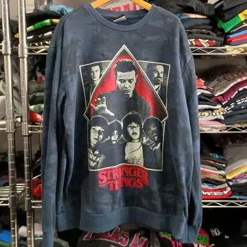 USA 구제 의류 해외 드라마 스트레인저 싱스 미지의 세계 맨투맨