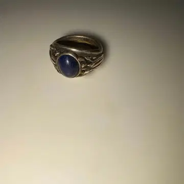 실버 반지 9호 석 장식