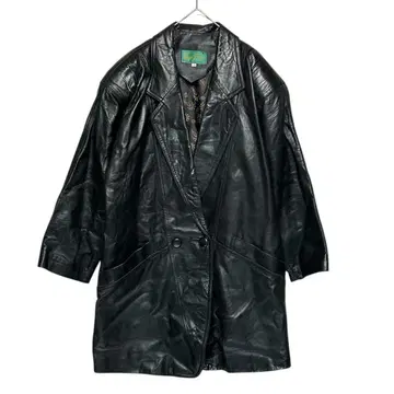 남녀 공용 양가죽 자켓 블랙 [ M ] 부드러운 얇은 원단 안감 있음