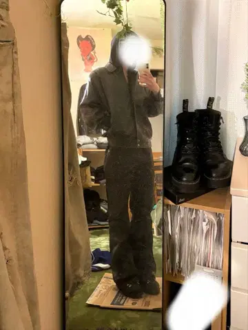 블랙 천연 가죽 가죽 자켓 vintage leather jacket