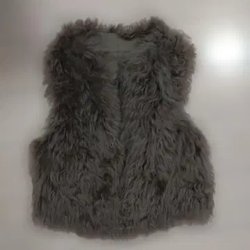 GRACE CONTINENTAL 다이어그램 퍼 베스트 36 사이즈