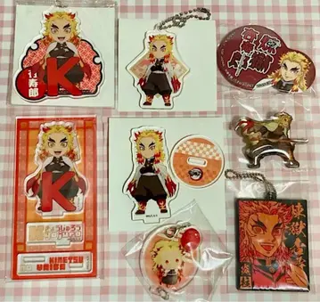 귀멸의 칼날 렌고쿠 쿄쥬로 아크릴 키링 캔뱃지