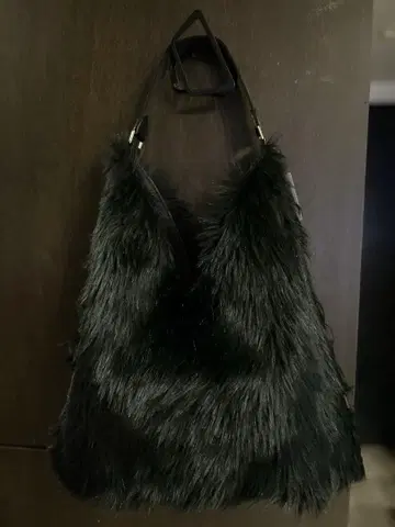 mononogu 에코 퍼 백 블랙