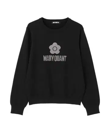 택 포함 미사용 새상품! MARY QUANT 블랙 스웨터