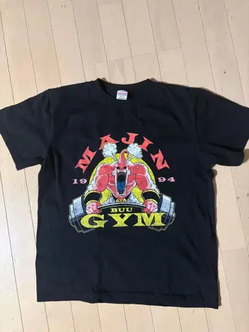 MAJIN BUU GYM 티셔츠 M 사이즈 블랙 마인 부우