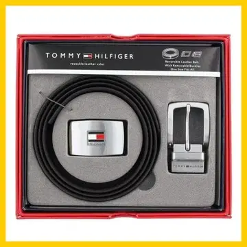 새상품 타미힐피거 리버서블 벨트 남성용 블랙 007