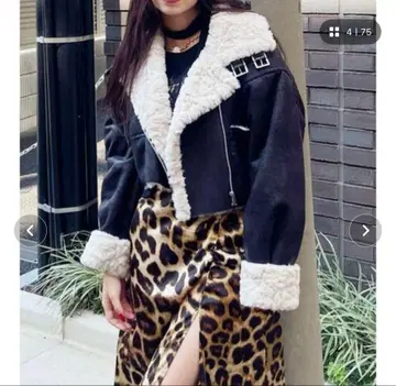 EVRIS 숏 인조 모피 풀오버 블랙