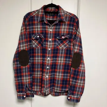 BEAMS HEART 체크 무늬 셔츠 XL