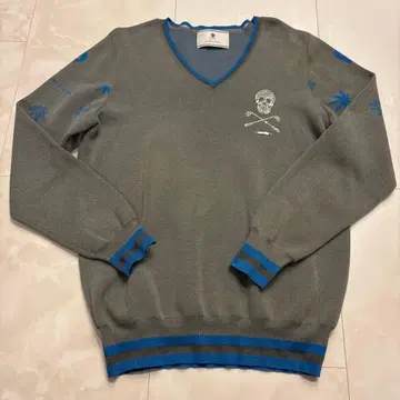 MARK&LONA 스컬 디자인 스웨터