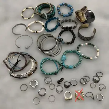 액세서리 묶음 판매 팔찌 반지 링