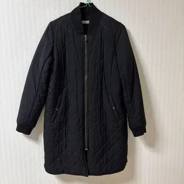 NIKO AND. 블랙 퀼팅 코트