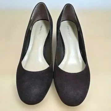 [ 새상품 ] 오데뜨 앤 오딜 다크 브라운 스웨이드 펌프스 24cm