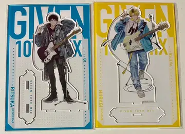 기븐전 10th mix 이어지는 BIG 아크릴 스탠드 히이라기 릿카 세트