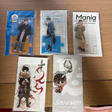 SnowMan 무카이 코지 아크릴 스탠드 5개 세트