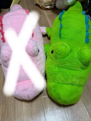 악어 봉제 인형 그린 100cm