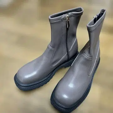 oriental traffic 그레이 사이드 고어 부츠 사이즈 S