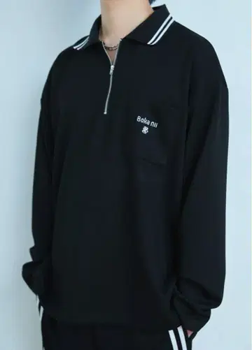 Bokanii loo(보카니) 하프 지퍼 라인 티셔츠