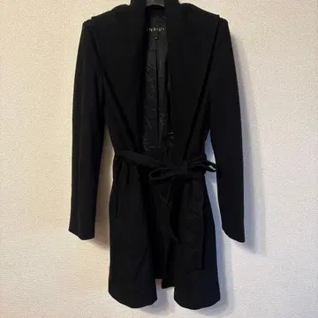 INDIVI 롱 코트 40 사이즈 블랙