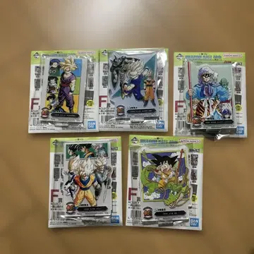 제일복권 드래곤볼 40th F상 ACLLECT 5종