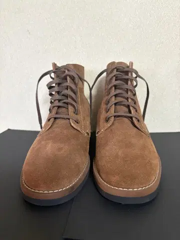 [ 미사용 ] 브라운 스웨이드 하이컷 부츠