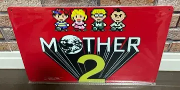 MOTHER2 어스바운드 메탈 사인 간판